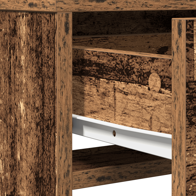 Casa si Gradina - Mobilier - Comode si corpuri - Masute de toaleta - Masa de toaleta cu sertare, lemn vechi, 50x41x135 cm - Infinity.ro