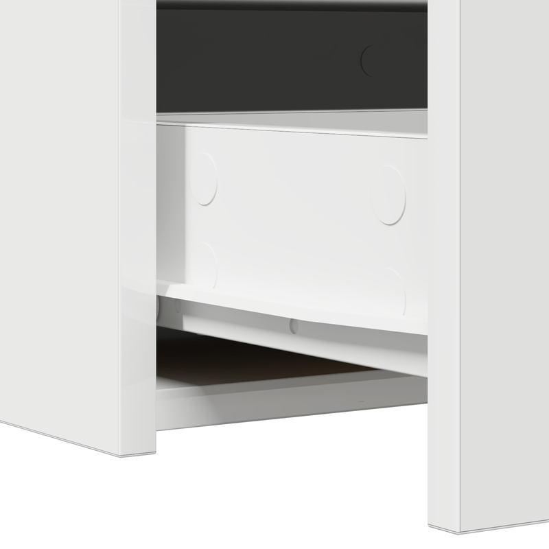 Casa si Gradina - Mobilier - Comode si corpuri - Masute de toaleta - Masa de toaleta suspendata cu LED, alb - Infinity.ro
