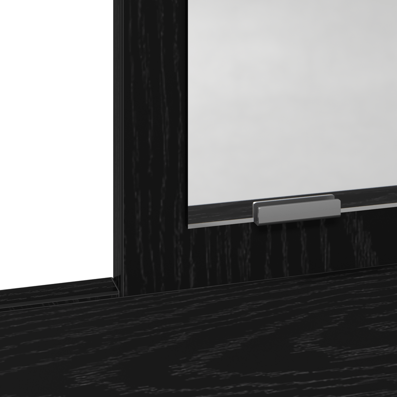 Casa si Gradina - Mobilier - Comode si corpuri - Masute de toaleta - Masa de toaleta cu sertare, stejar negru, 100x41x140 cm - Infinity.ro