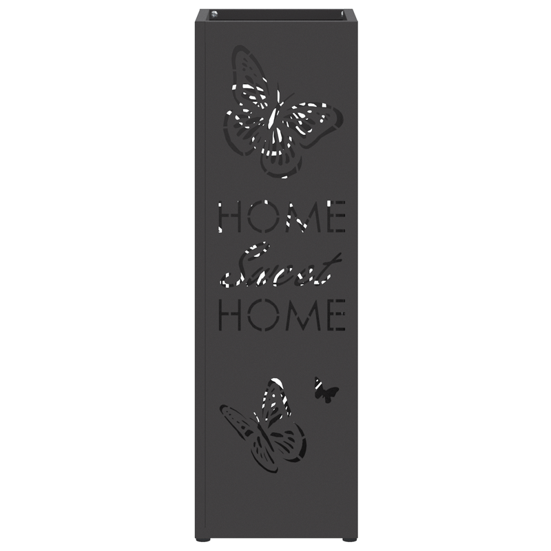 Casa si Gradina - Decoratiuni - Obiecte decorative - Suporturi umbrele - Suport de umbrele Negru Metal Mediu Insertii decorative - Infinity.ro