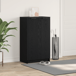 Casa si Gradina - Mobilier - Dulapuri si sifoniere - Dulapuri - Dulap pentru incaltaminte  Negru Stejar 59x35x100 cm din lemn - Infinity.ro