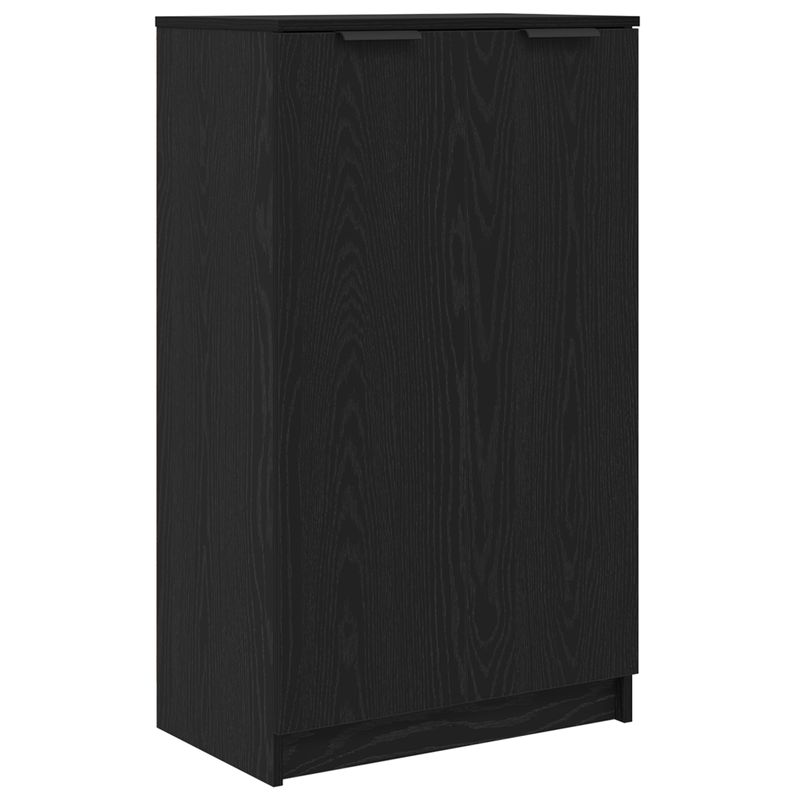 Casa si Gradina - Mobilier - Dulapuri si sifoniere - Dulapuri - Dulap pentru incaltaminte  Negru Stejar 59x35x100 cm din lemn - Infinity.ro