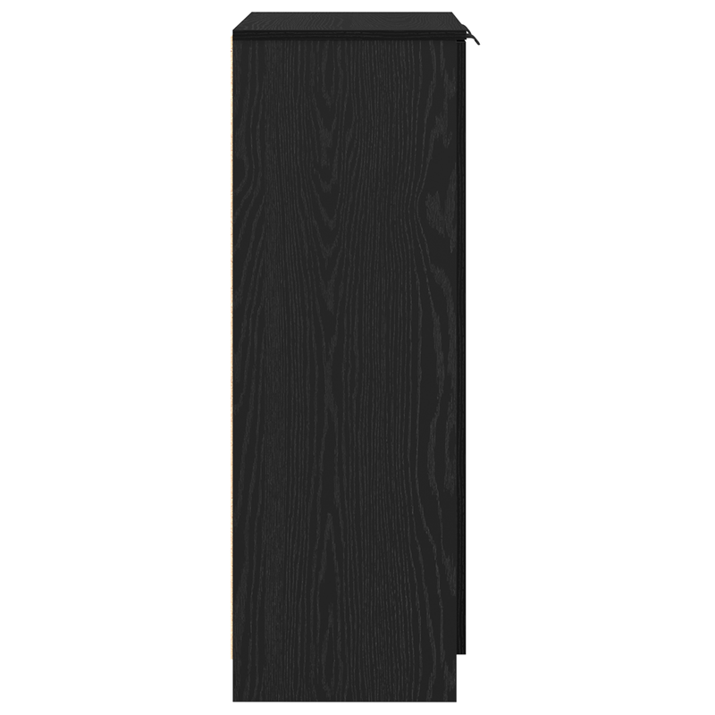 Casa si Gradina - Mobilier - Dulapuri si sifoniere - Dulapuri - Dulap pentru incaltaminte  Negru Stejar 59x35x100 cm din lemn - Infinity.ro