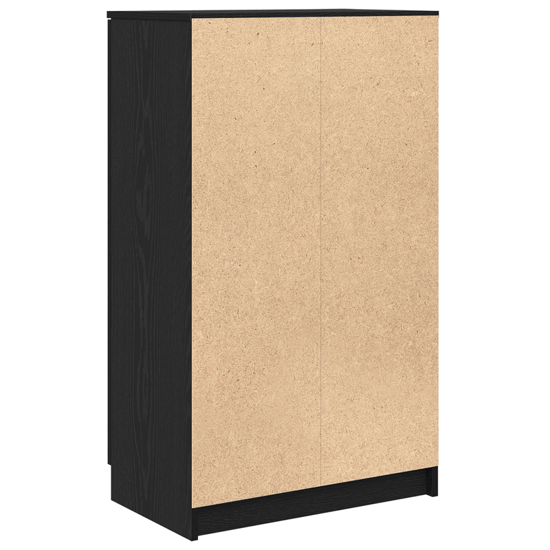 Casa si Gradina - Mobilier - Dulapuri si sifoniere - Dulapuri - Dulap pentru incaltaminte  Negru Stejar 59x35x100 cm din lemn - Infinity.ro