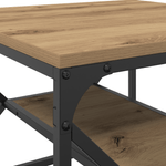 Casa si Gradina - Mobilier - Mese si birouri - Masute de cafea - Masa de cafea  cu raft Oakh Artisan 51x50x40 cm din lemn prelucrat - Infinity.ro