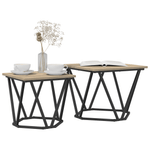 Casa si Gradina - Mobilier - Mese si birouri - Masute de cafea - Set de mese laterale 2 buc Sonoma Oak Lemn prelucrat - Infinity.ro
