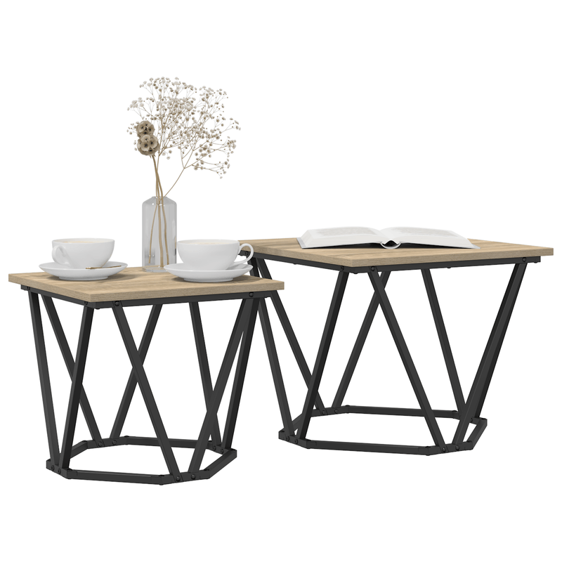 Casa si Gradina - Mobilier - Mese si birouri - Masute de cafea - Set de mese laterale 2 buc Sonoma Oak Lemn prelucrat - Infinity.ro