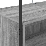 Casa si Gradina - Mobilier - Organizare si depozitare - Cuiere - Rack haine cu rafturi gri sonoma 100x44x160 cm - Infinity.ro