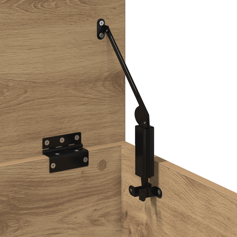 Casa si Gradina - Mobilier - Organizare si depozitare - Cufere si lazi - Cufar de depozitare  din stejar handmade 90x35x35 cm din lemn compus - Infinity.ro