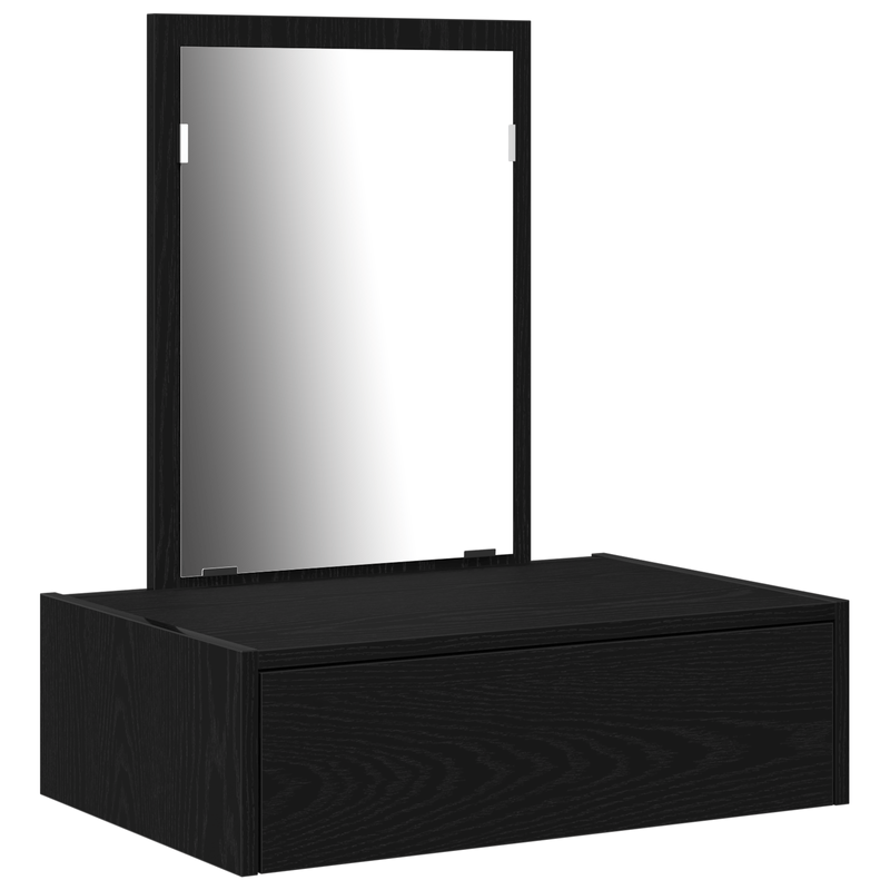 Casa si Gradina - Mobilier - Comode si corpuri - Masute de toaleta - Masa de toaleta suspendata, stejar negru, 60x40x70 cm - Infinity.ro