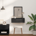 Casa si Gradina - Mobilier - Comode si corpuri - Masute de toaleta - Masa de toaleta suspendata, stejar negru, 60x40x70 cm - Infinity.ro