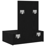 Casa si Gradina - Mobilier - Comode si corpuri - Masute de toaleta - Masa de toaleta suspendata, stejar negru, 60x40x70 cm - Infinity.ro