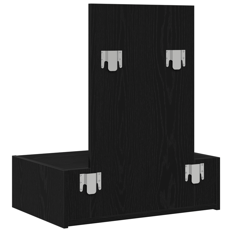 Casa si Gradina - Mobilier - Comode si corpuri - Masute de toaleta - Masa de toaleta suspendata, stejar negru, 60x40x70 cm - Infinity.ro
