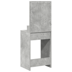 Casa si Gradina - Mobilier - Comode si corpuri - Masute de toaleta - Masa de toaleta cu lumini LED, gri beton, 50x41x135 cm - Infinity.ro