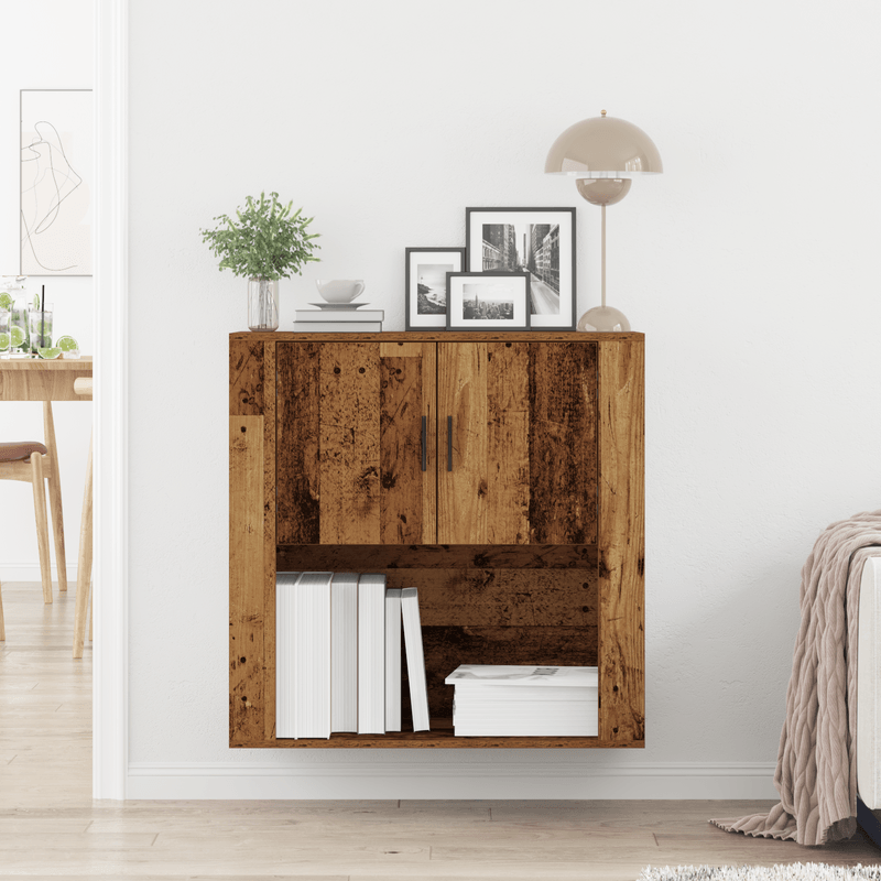 Casa si Gradina - Mobilier - Dulapuri si sifoniere - Dulapuri - Dulap de perete, lemn vechi, 80x33x80 cm, lemn prelucrat - Infinity.ro