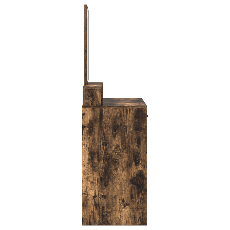 Casa si Gradina - Mobilier - Comode si corpuri - Masute de toaleta - Masa de toaleta cu sertare, stejar fumuriu, 100x41x140 cm - Infinity.ro