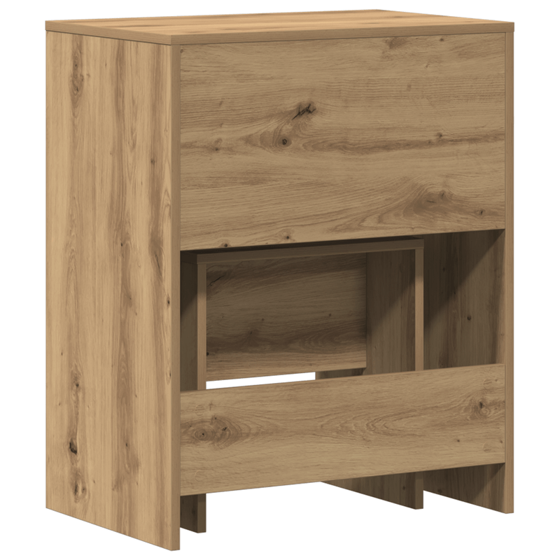 Casa si Gradina - Mobilier - Comode si corpuri - Masute de toaleta - Masa de toaleta cu oglinda, stejar artizanal, lemn prelucrat - Infinity.ro