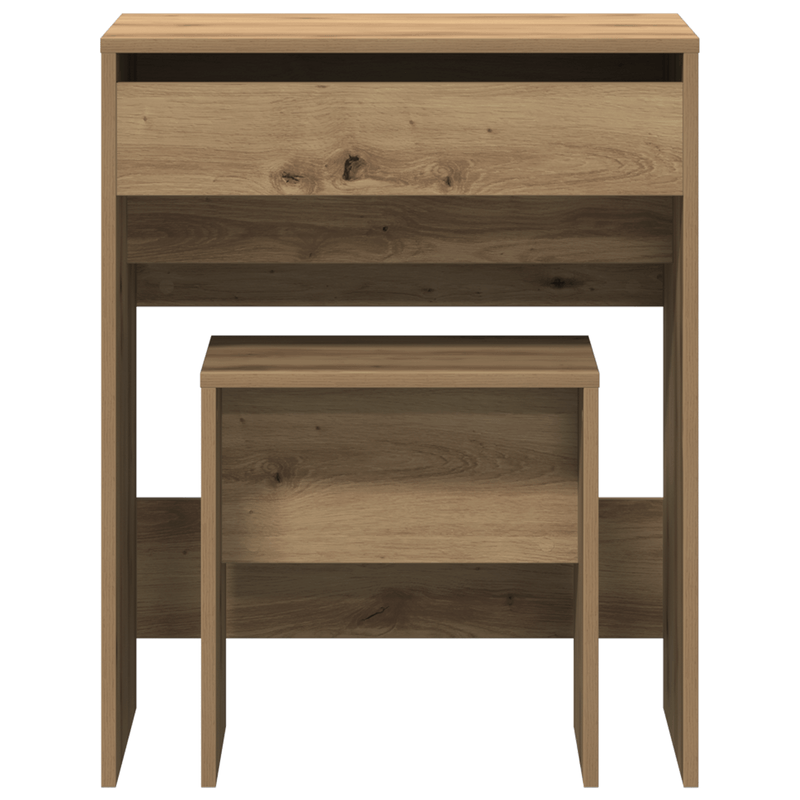 Casa si Gradina - Mobilier - Comode si corpuri - Masute de toaleta - Masa de toaleta cu oglinda, stejar artizanal, lemn prelucrat - Infinity.ro