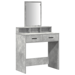 Casa si Gradina - Mobilier - Comode si corpuri - Masute de toaleta - Masa de toaleta cu sertare, gri beton, 79x41x140 cm - Infinity.ro
