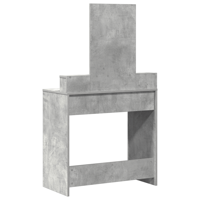 Casa si Gradina - Mobilier - Comode si corpuri - Masute de toaleta - Masa de toaleta cu sertare, gri beton, 79x41x140 cm - Infinity.ro