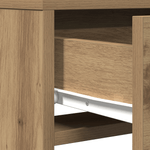 Casa si Gradina - Mobilier - Comode si corpuri - Masute de toaleta - Masa de toaleta cu LED, stejar artizanal, 50x41x140 cm - Infinity.ro