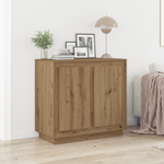 Casa si Gradina - Mobilier - Comode si corpuri - Comode - Dulap, stejar artizanal, 80x34x75 cm, lemn prelucrat - Infinity.ro