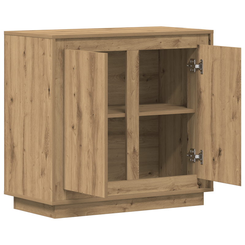 Casa si Gradina - Mobilier - Comode si corpuri - Comode - Dulap, stejar artizanal, 80x34x75 cm, lemn prelucrat - Infinity.ro