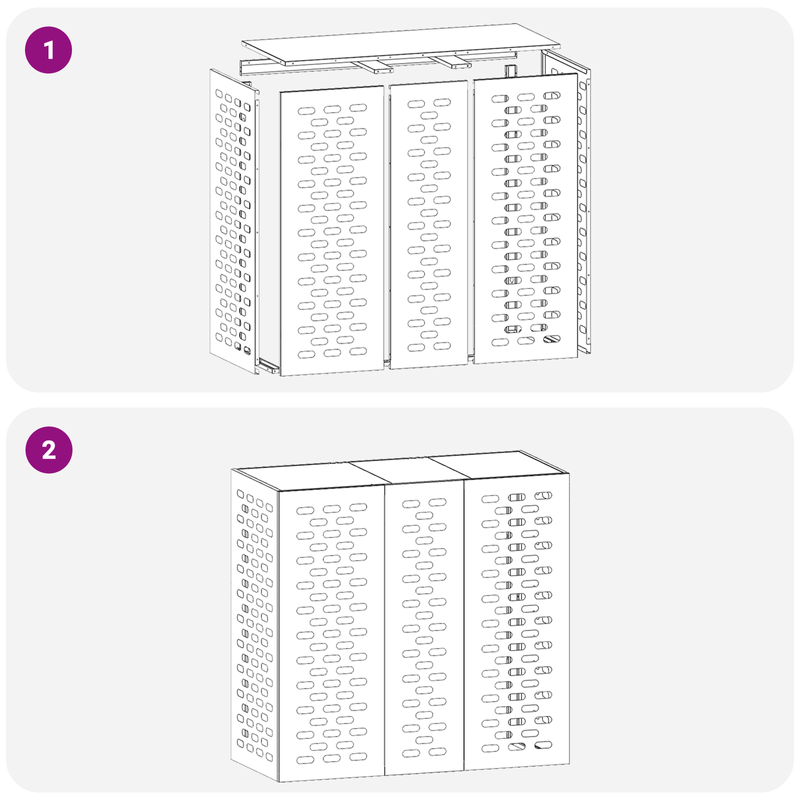 Casa si Gradina - Termice - Calorifere si accesorii - Accesorii calorifere - Husa aer conditionat, negru, 110x50x80 cm - Infinity.ro