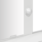 Casa si Gradina - Mobilier - Comode si corpuri - Masute de toaleta - Masa de toaleta cu LED, alb, 79x41x140 cm - Infinity.ro