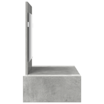 Casa si Gradina - Mobilier - Comode si corpuri - Masute de toaleta - Masa de toaleta suspendata, gri beton, 83x40x70 cm - Infinity.ro