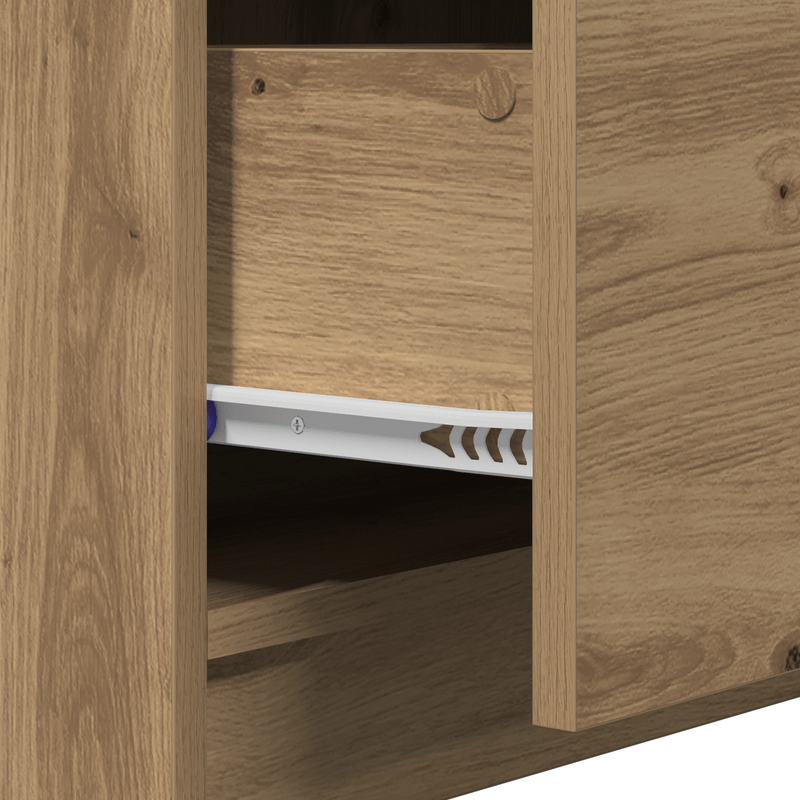 Casa si Gradina - Mobilier - Seturi de mobilier - Seturi baie - Dulap pentru chiuveta Stejar artizanal 59x37x59 cm Lemn prelucrat - Infinity.ro