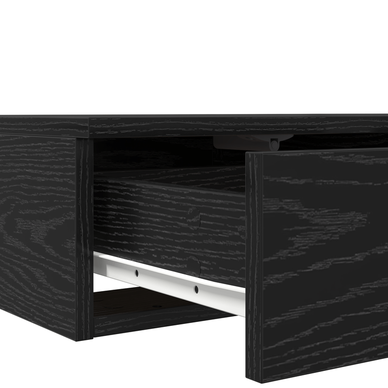 Casa si Gradina - Mobilier - Paturi si accesorii - Accesorii paturi - Sertar pentru pat Negru 135x36,5x16,5 cm din lemn - Infinity.ro