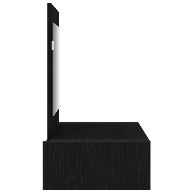 Casa si Gradina - Mobilier - Comode si corpuri - Masute de toaleta - Masa de toaleta suspendata, stejar negru, 83x40x70 cm - Infinity.ro