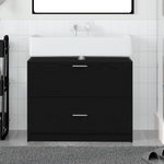 Casa si Gradina - Mobilier - Seturi de mobilier - Seturi baie - Dulap pentru chiuveta Negru Stejar 78x37x59 cm Lemn prelucrat - Infinity.ro