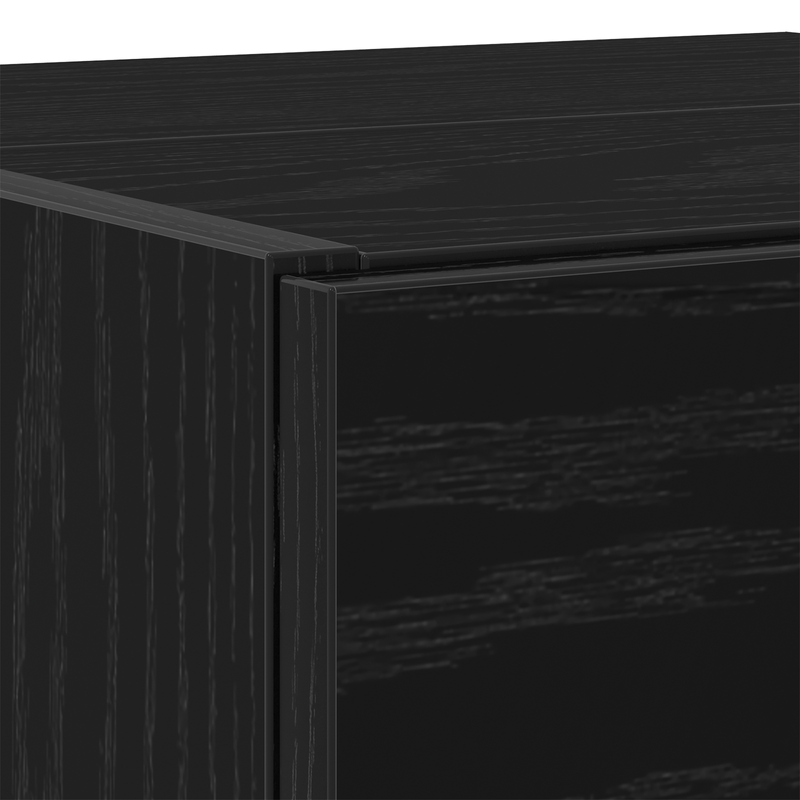 Casa si Gradina - Mobilier - Seturi de mobilier - Seturi baie - Dulap pentru chiuveta Negru Stejar 78x37x59 cm Lemn prelucrat - Infinity.ro