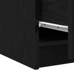 Casa si Gradina - Mobilier - Seturi de mobilier - Seturi baie - Dulap pentru chiuveta Negru Stejar 78x37x59 cm Lemn prelucrat - Infinity.ro