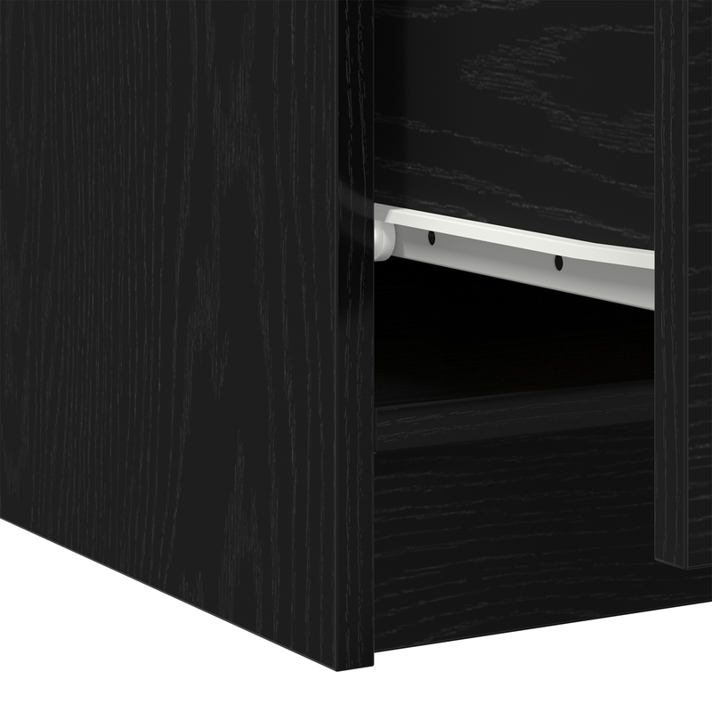 Casa si Gradina - Mobilier - Seturi de mobilier - Seturi baie - Dulap pentru chiuveta Negru Stejar 78x37x59 cm Lemn prelucrat - Infinity.ro