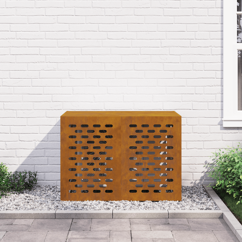 Casa si Gradina - Termice - Calorifere si accesorii - Accesorii calorifere - Husa aer conditionat, 100x50x70 cm, otel corten - Infinity.ro