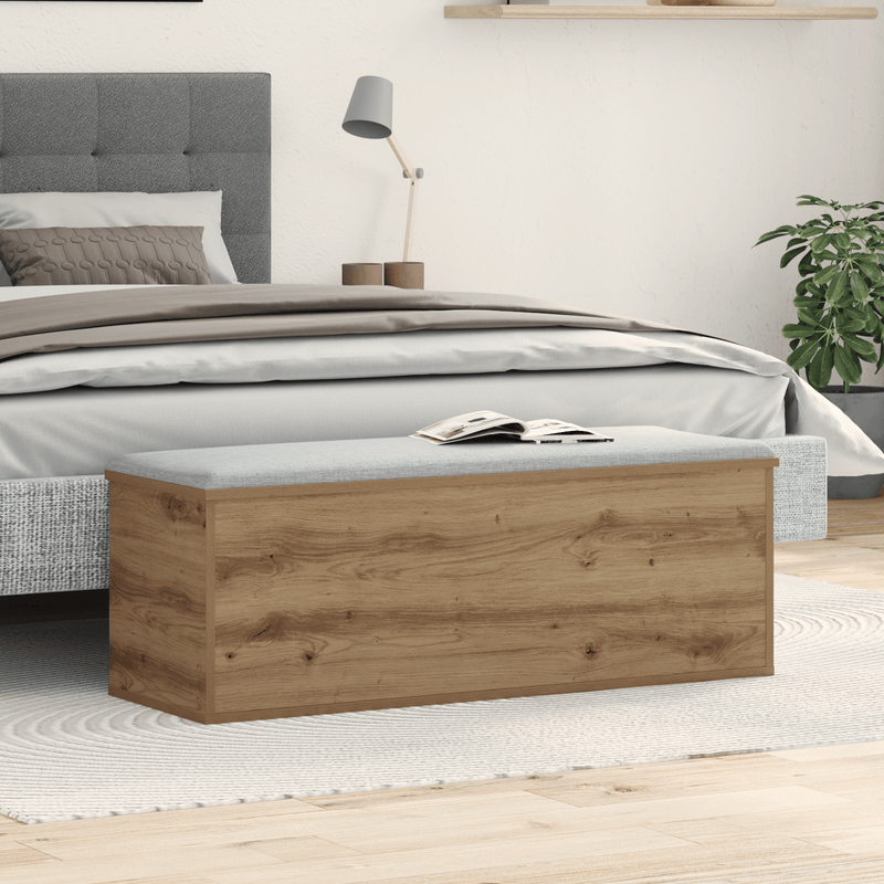 Casa si Gradina - Mobilier - Organizare si depozitare - Cutii depozitare - Cutie de depozitare  Artisan Oak 102x35x35 cm din lemn compozit - Infinity.ro