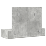 Casa si Gradina - Mobilier - Comode si corpuri - Masute de toaleta - Masa de toaleta suspendata, gri beton, 100x40x70 cm - Infinity.ro
