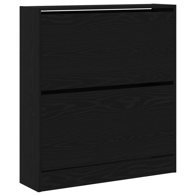 Casa si Gradina - Mobilier - Organizare si depozitare - Organizator incaltaminte - Pantofar cu sertar basculant, stejar negru, 80x21x87,5 cm - Infinity.ro
