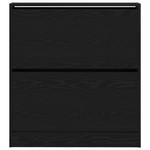 Casa si Gradina - Mobilier - Organizare si depozitare - Organizator incaltaminte - Pantofar cu sertar basculant, stejar negru, 80x21x87,5 cm - Infinity.ro
