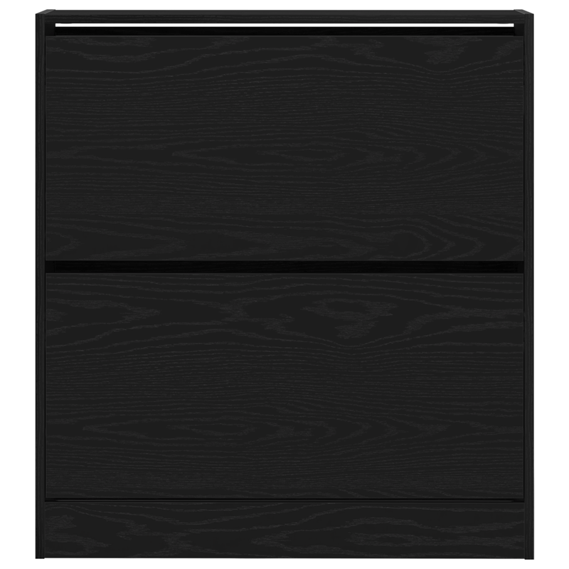 Casa si Gradina - Mobilier - Organizare si depozitare - Organizator incaltaminte - Pantofar cu sertar basculant, stejar negru, 80x21x87,5 cm - Infinity.ro