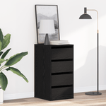 Casa si Gradina - Mobilier - Comode si corpuri - Comode - Comoda coltara din lemn negru de stejar 40x41x76 cm - Infinity.ro