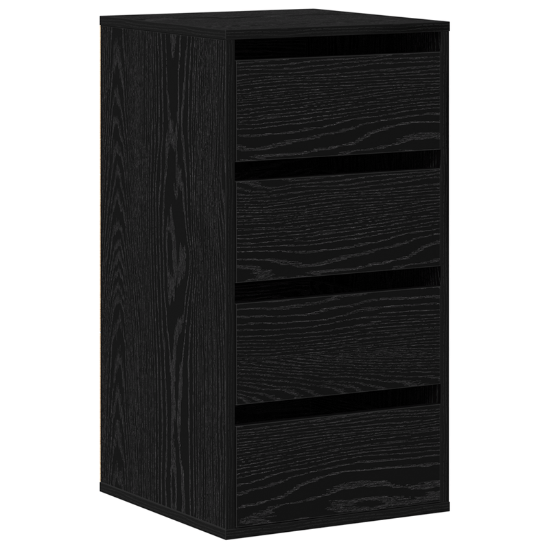 Casa si Gradina - Mobilier - Comode si corpuri - Comode - Comoda coltara din lemn negru de stejar 40x41x76 cm - Infinity.ro