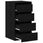 Casa si Gradina - Mobilier - Comode si corpuri - Comode - Comoda coltara din lemn negru de stejar 40x41x76 cm - Infinity.ro