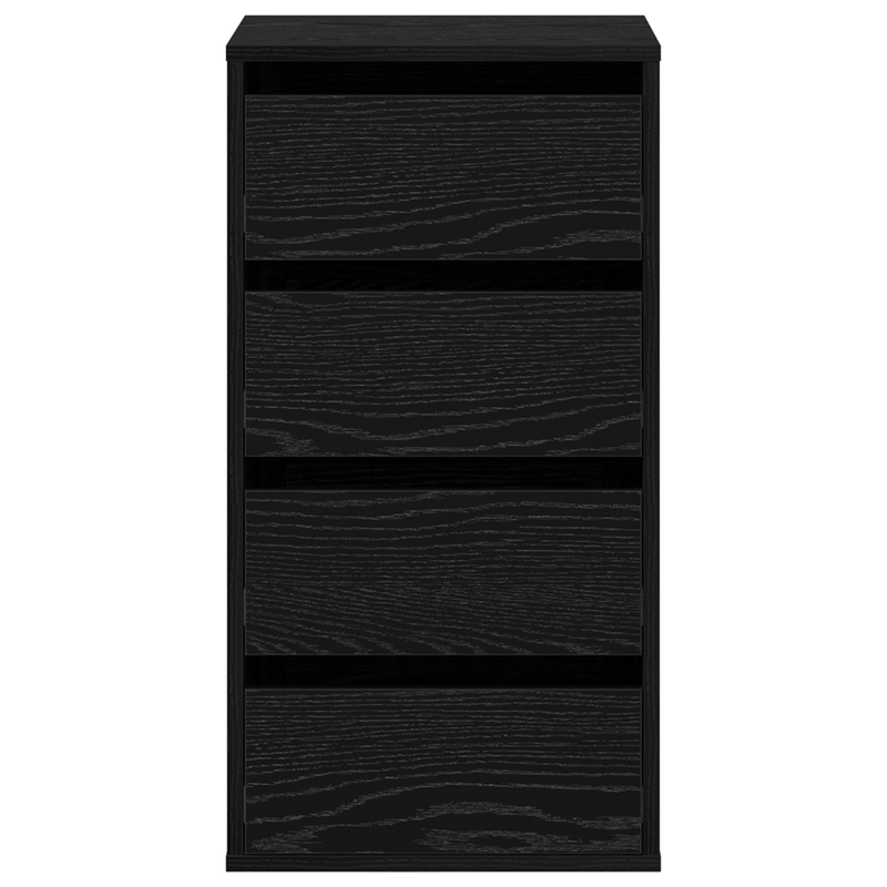 Casa si Gradina - Mobilier - Comode si corpuri - Comode - Comoda coltara din lemn negru de stejar 40x41x76 cm - Infinity.ro