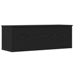 Casa si Gradina - Mobilier - Organizare si depozitare - Cutii depozitare - Cutie de depozitare  Neagra cu aspect de stejar 102x35x35 cm din lemn prelucrat - Infinity.ro