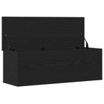 Casa si Gradina - Mobilier - Organizare si depozitare - Cutii depozitare - Cutie de depozitare  Neagra cu aspect de stejar 102x35x35 cm din lemn prelucrat - Infinity.ro