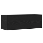 Casa si Gradina - Mobilier - Organizare si depozitare - Cutii depozitare - Cutie de depozitare  Neagra cu aspect de stejar 102x35x35 cm din lemn prelucrat - Infinity.ro